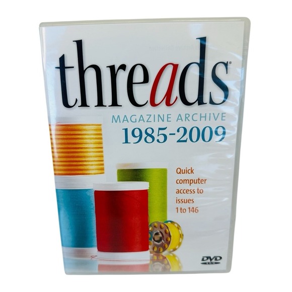 Threads Magazine Archive 1985- 2009 Issues 1- 146 DVD ROM Pre-owned